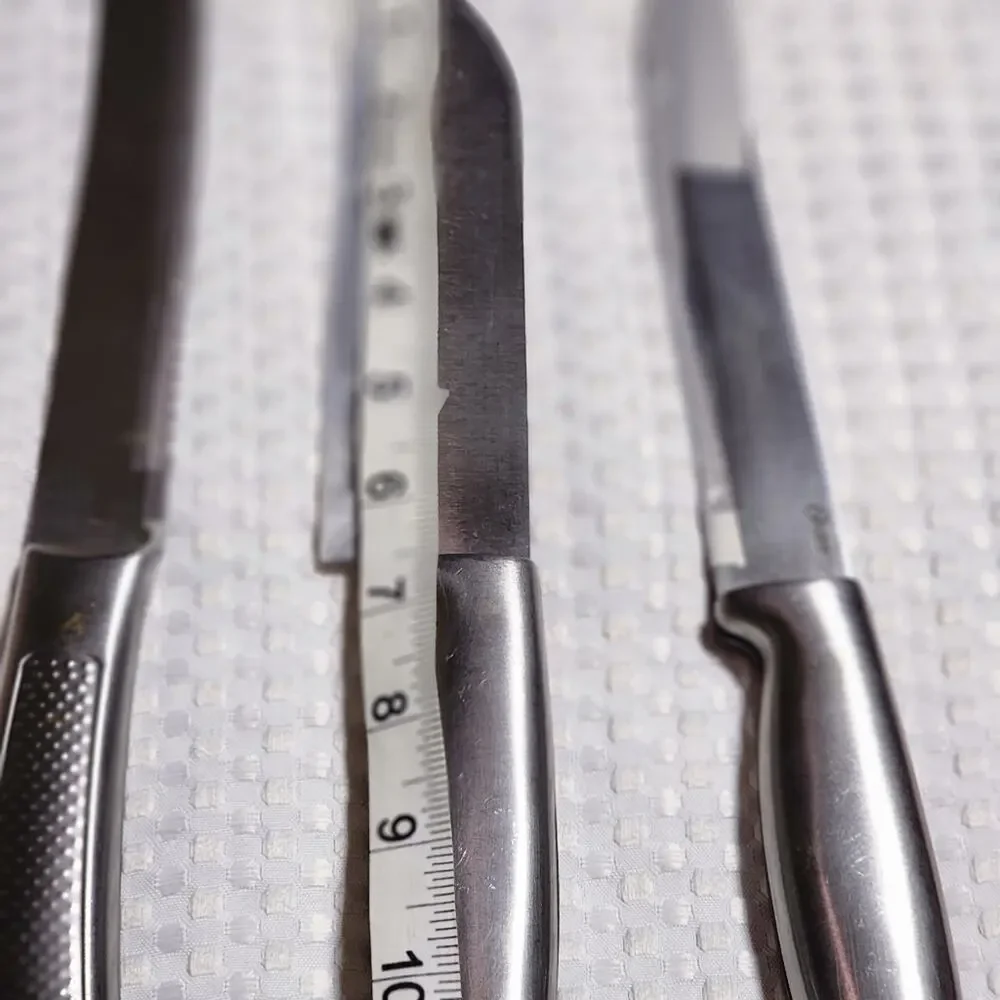 OSTER EUC 3 PIECE KITCHEN STAINLESS KNIVES SET